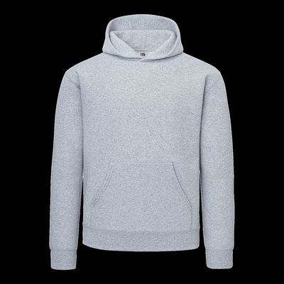 Sudadera hombre de algodón con capucha Athletic Heather L
