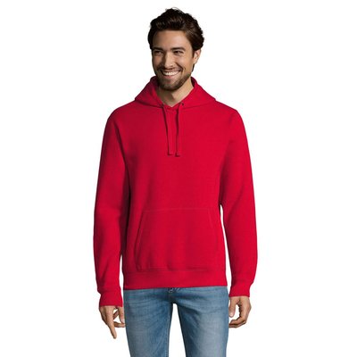 Sudadera Hombre con Capucha 280g Rojo 3Xl