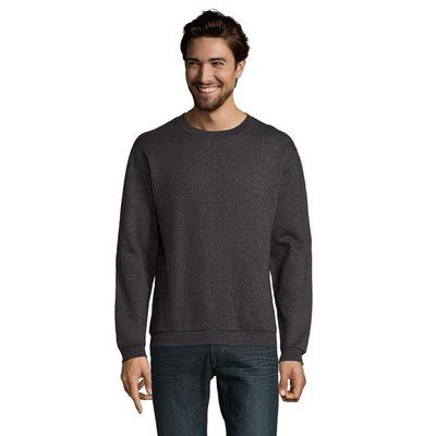 Sudadera Hombre Tacto Suave 260g Antracita Mezcla XXL