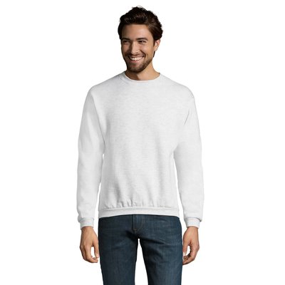 Sudadera Hombre Tacto Suave 260g Ceniza 3Xl