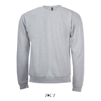 Sudadera Hombre Tacto Suave 260g Gris Melange 2 L