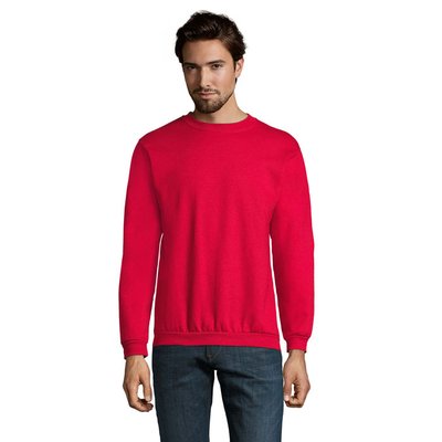 Sudadera Hombre Tacto Suave 260g Rojo Xl