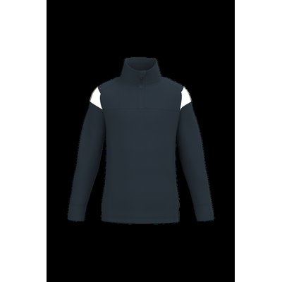 Sudadera infantil 1/4 cremallera Navy 8/10 Ans