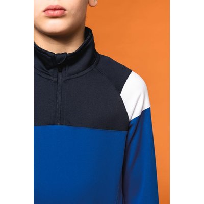 Sudadera infantil 1/4 cremallera