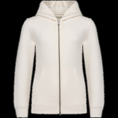 Sudadera infantil con capucha y cremallera Ivory 4/6 ans