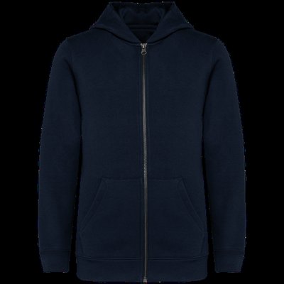 Sudadera infantil con capucha y cremallera Navy Blue 12/14 ans