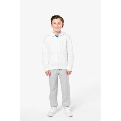 Sudadera infantil con cremallera y capucha