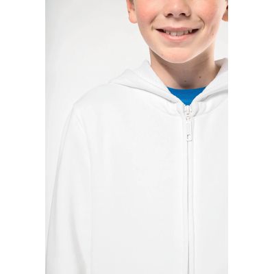 Sudadera infantil con cremallera y capucha