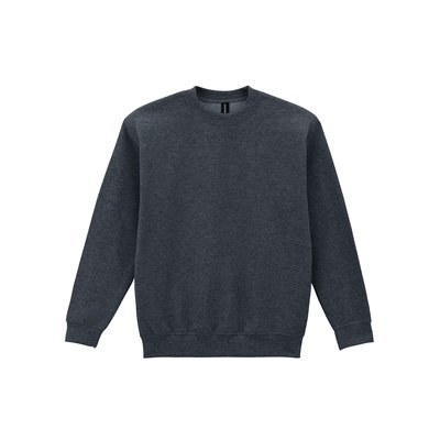 Sudadera infantil cuello redondo Dark Heather L
