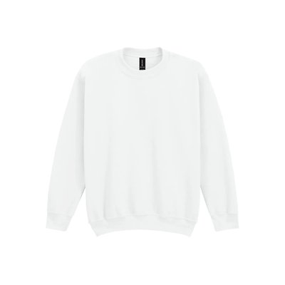 Sudadera infantil cuello redondo White S