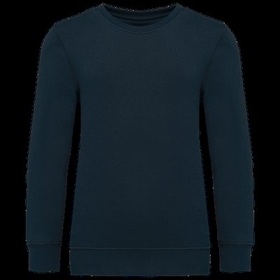 Sudadera infantil felpa perchada ajustada Navy 8/10 ans
