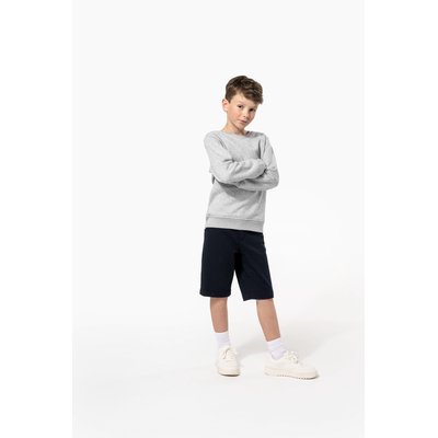 Sudadera infantil felpa perchada ajustada