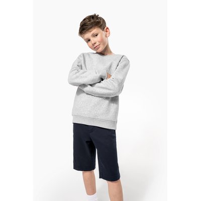 Sudadera infantil felpa perchada ajustada