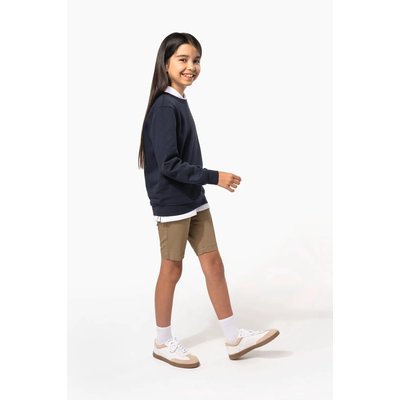 Sudadera infantil felpa perchada ajustada