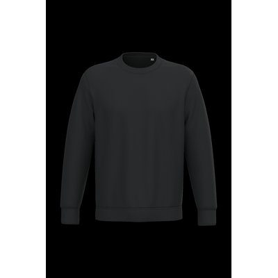 Sudadera lisa Unisex Black L