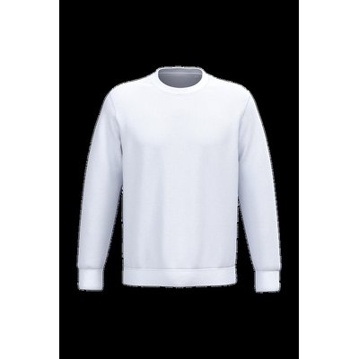 Sudadera lisa Unisex White Xxl