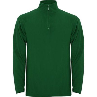 Sudadera Micropolar y Cuello Cremallera VERDE BOTELLA 2XL