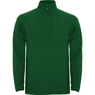 Sudadera Micropolar y Cuello Cremallera VERDE BOTELLA XL