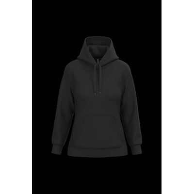 Sudadera de mujer con capucha y bolsillos Black S