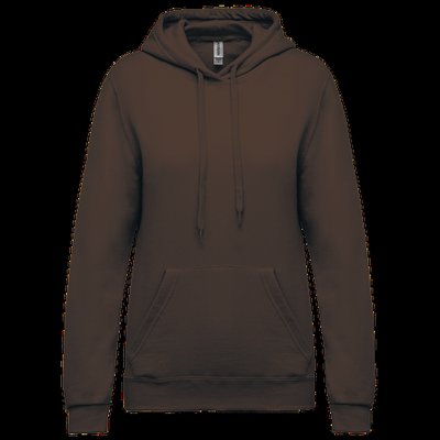 Sudadera de mujer con capucha y bolsillos CHOCOLATE L