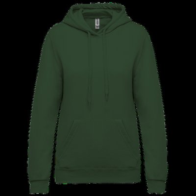 Sudadera de mujer con capucha y bolsillos Forest Green XS