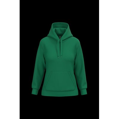 Sudadera de mujer con capucha y bolsillos Kelly Green Xxl