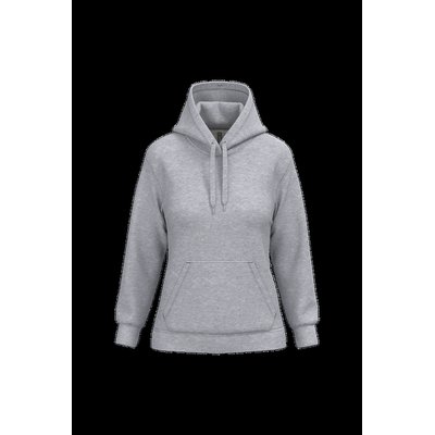 Sudadera de mujer con capucha y bolsillos Oxford Grey L