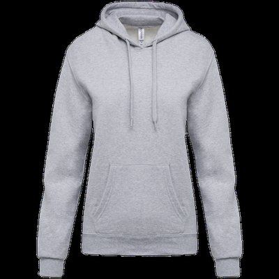 Sudadera de mujer con capucha y bolsillos Oxford Grey S
