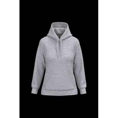 Sudadera de mujer con capucha y bolsillos Oxford Grey Xl