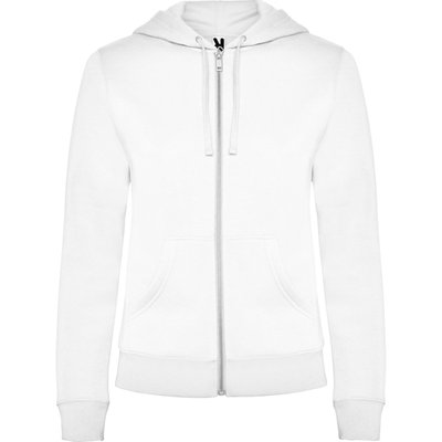 Sudadera de mujer con capucha forrada Blanco 3Xl