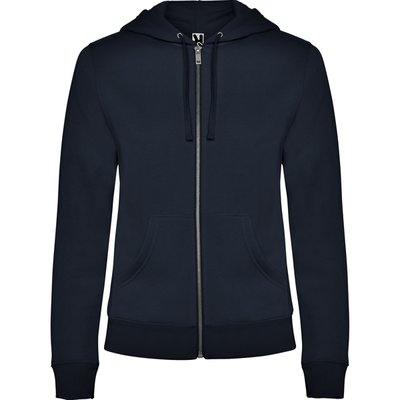 Sudadera de mujer con capucha forrada Marino L