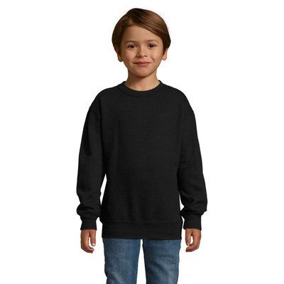 Sudadera Niño 280g Algodón-Poliéster Negro/ Negro Opaco XXL