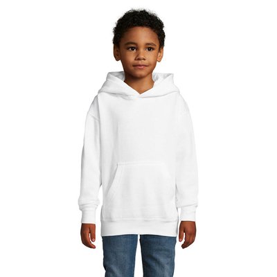 Sudadera Niño Capucha 280g Blanco Xxl