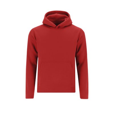 Sudadera niño con capucha forrada Roj 5-6