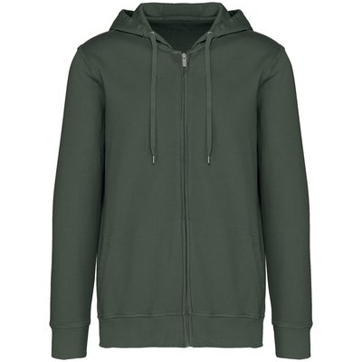 Sudadera organic con cremallera y capucha Washed Organic Khaki S