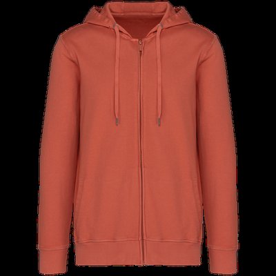 Sudadera organic con cremallera y capucha Washed Pomelo XL