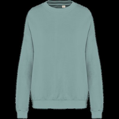 Sudadera oversize algodón orgánico Unisex Washed Jade Green XXL
