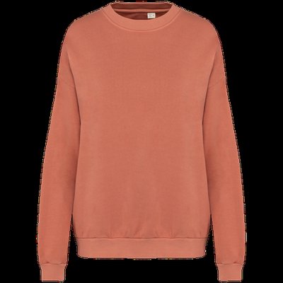 Sudadera oversize algodón orgánico Unisex Washed Pomelo L