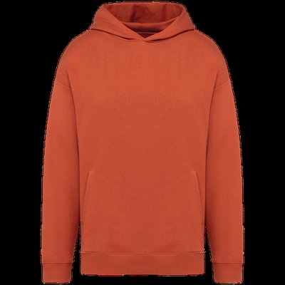 Sudadera oversize con capucha unisex Burnt Brick L