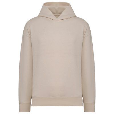 Sudadera oversize con capucha unisex Raw Natural S