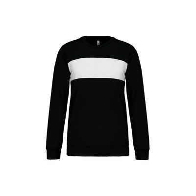 Sudadera de poliéster Black / White 4XL
