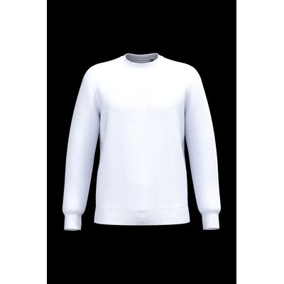 Sudadera reciclada básica White Xs