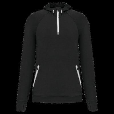 Sudadera sport con capucha unisex Black 3XL