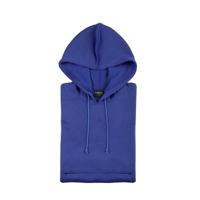 Sudadera técnica de adulto con capucha personalizada Azul L
