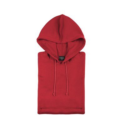 Sudadera técnica de adulto con capucha personalizada Roj L
