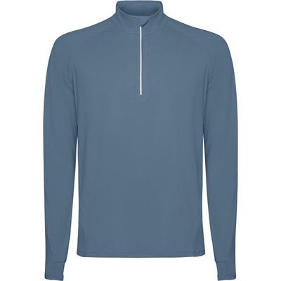 Sudadera técnica manga raglán Azul Tormenta M