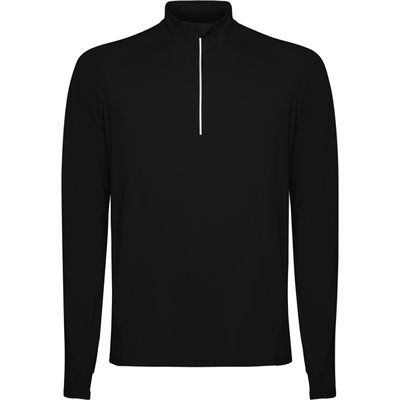 Sudadera técnica manga raglán Negro S