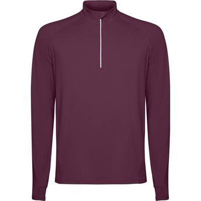 Sudadera técnica manga raglán Rojo Ciruela L