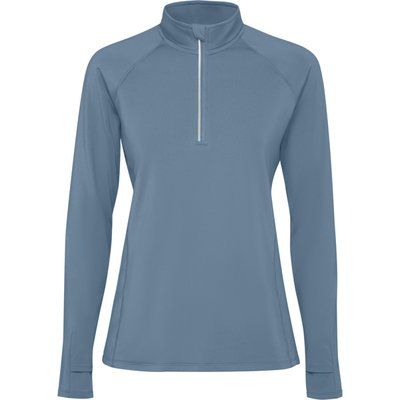 Sudadera técnica mujer con detalles reflectantes Azul Tormenta S