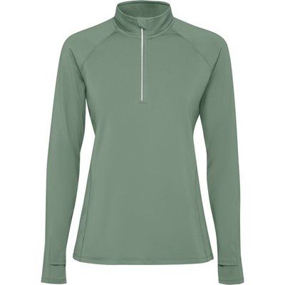 Sudadera técnica mujer con detalles reflectantes Verde Laurel Xl